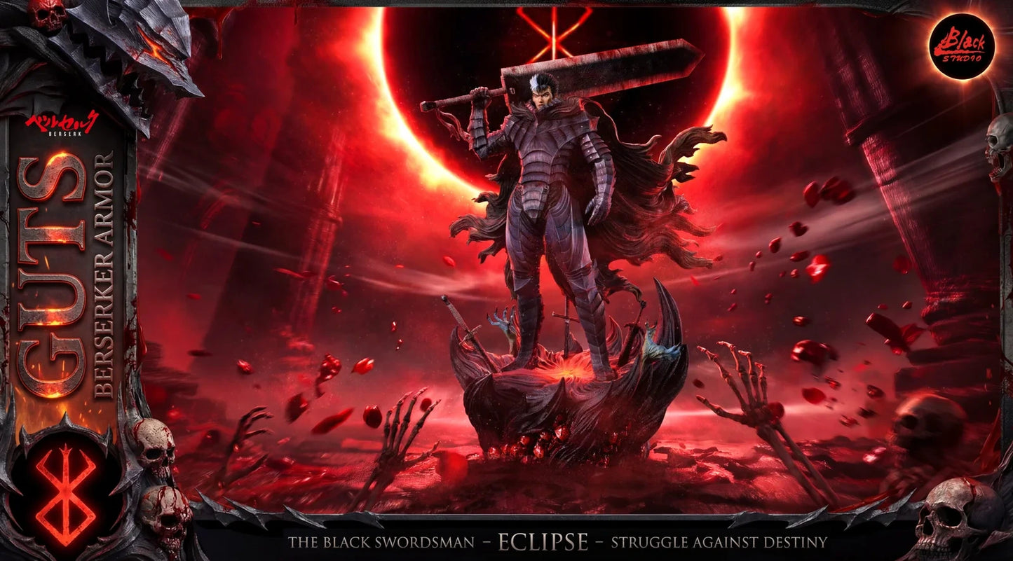 Preventa Resina Guts Figura Berserk Black Estudio