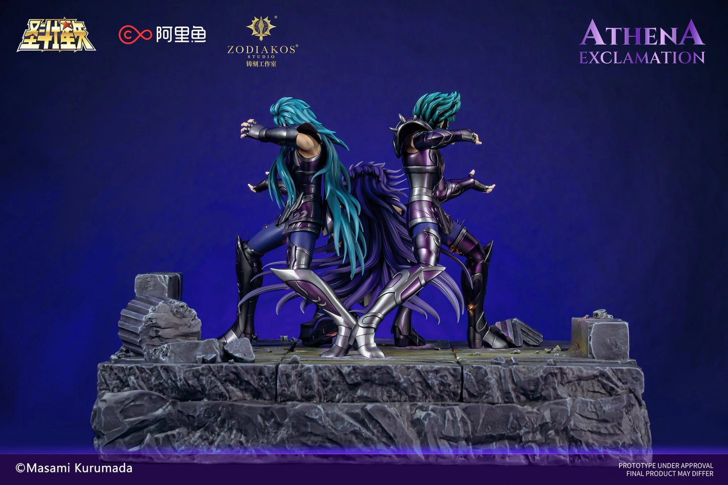Preventa Resina Exclamación de Athena Figura Caballeros del Zodiako Zodiakos (Licencia) Estudio