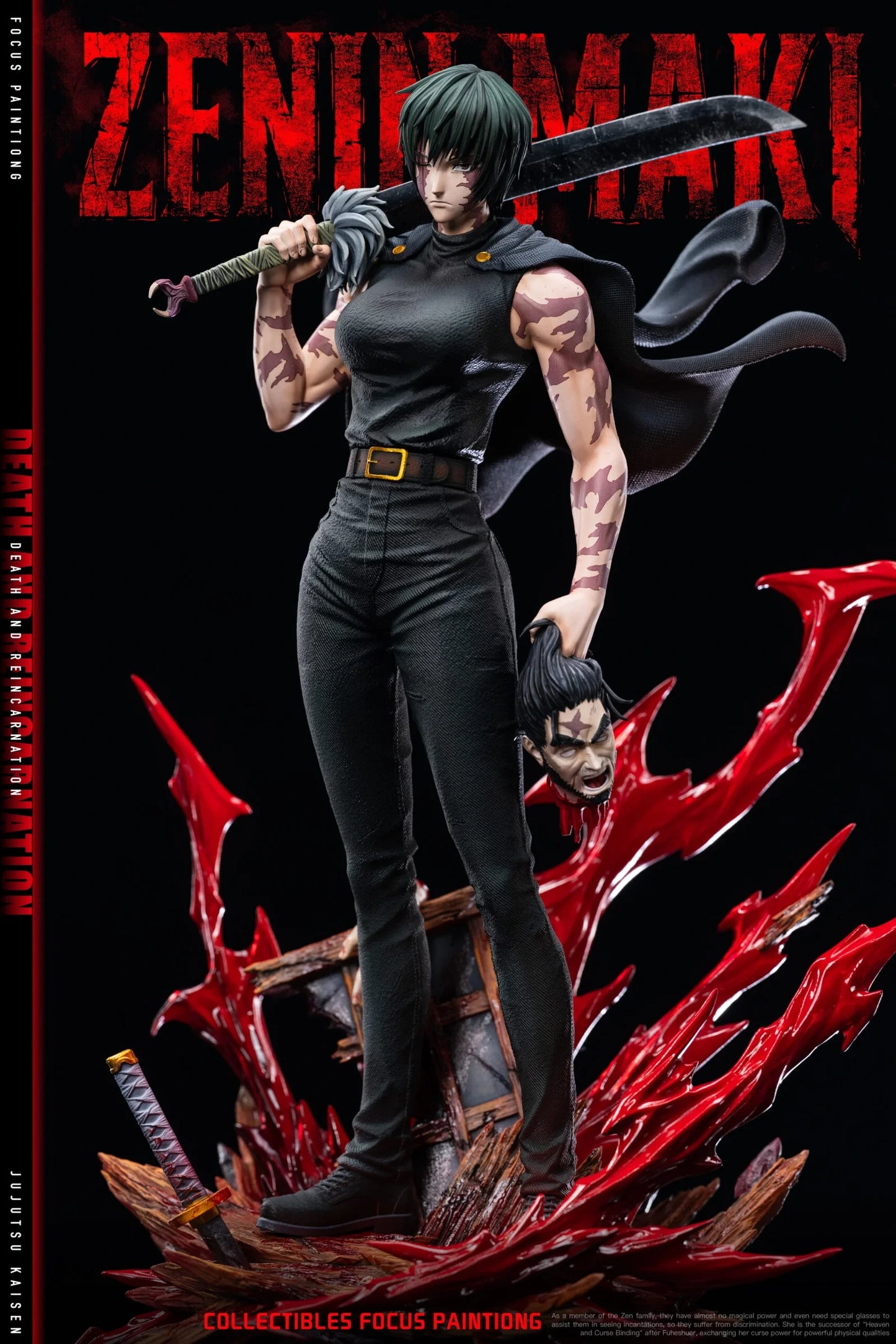 Preventa Resina Zenin Maki Figura Jujutsu Kaisen 1/6 BBA Estudio