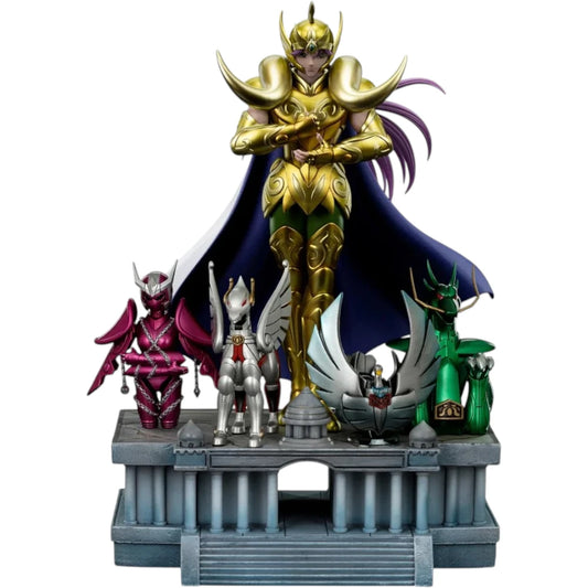 Preventa Resina Mu de Aries Figura Caballeros del Zodiako Iron (Licencia) Estudio