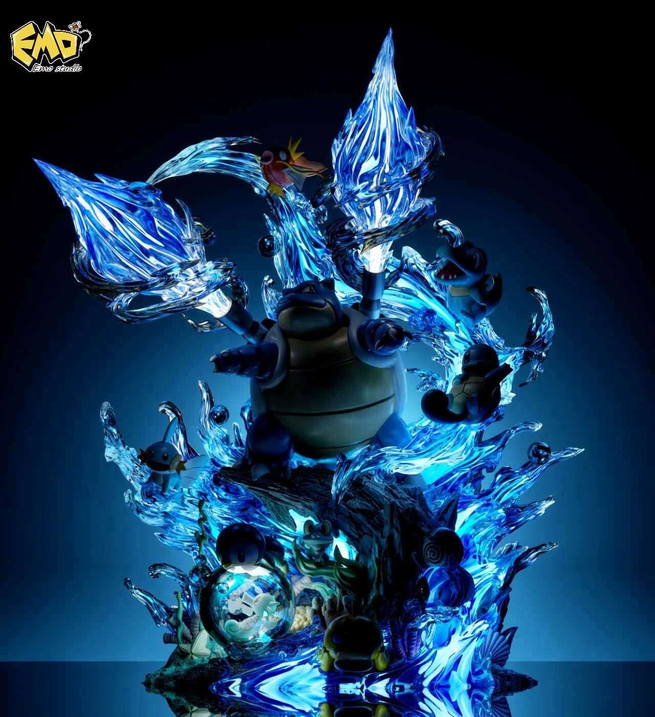 Preventa Resina Pokemon Agua Figura Pokemón  EMO Estudio