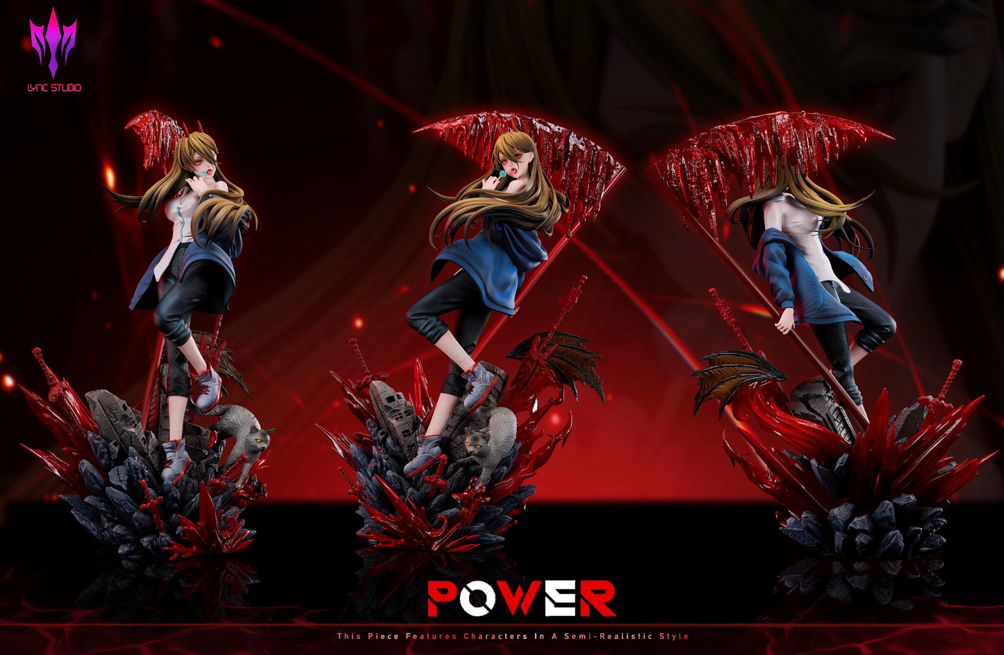 Preventa Resina Power Figura Chainsaw Man Lyn Estudio