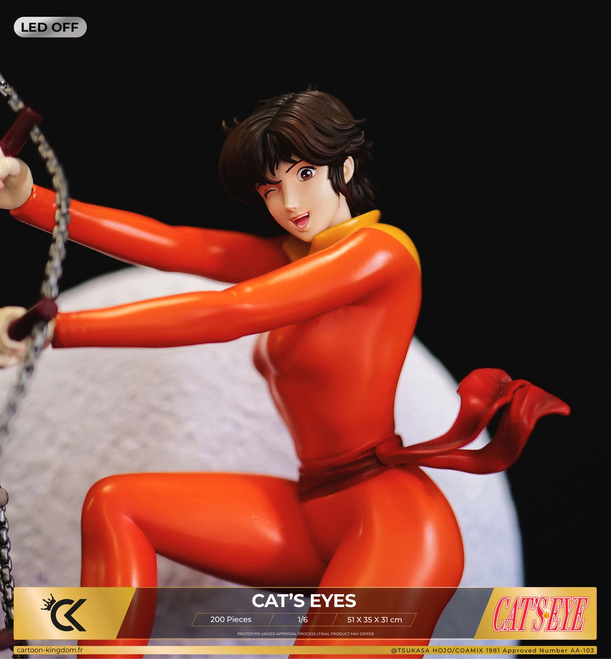Preventa Resina Hermanas Kisugi Figura Cat's eyes Cartoon Kigdom (Licencia) Estudio