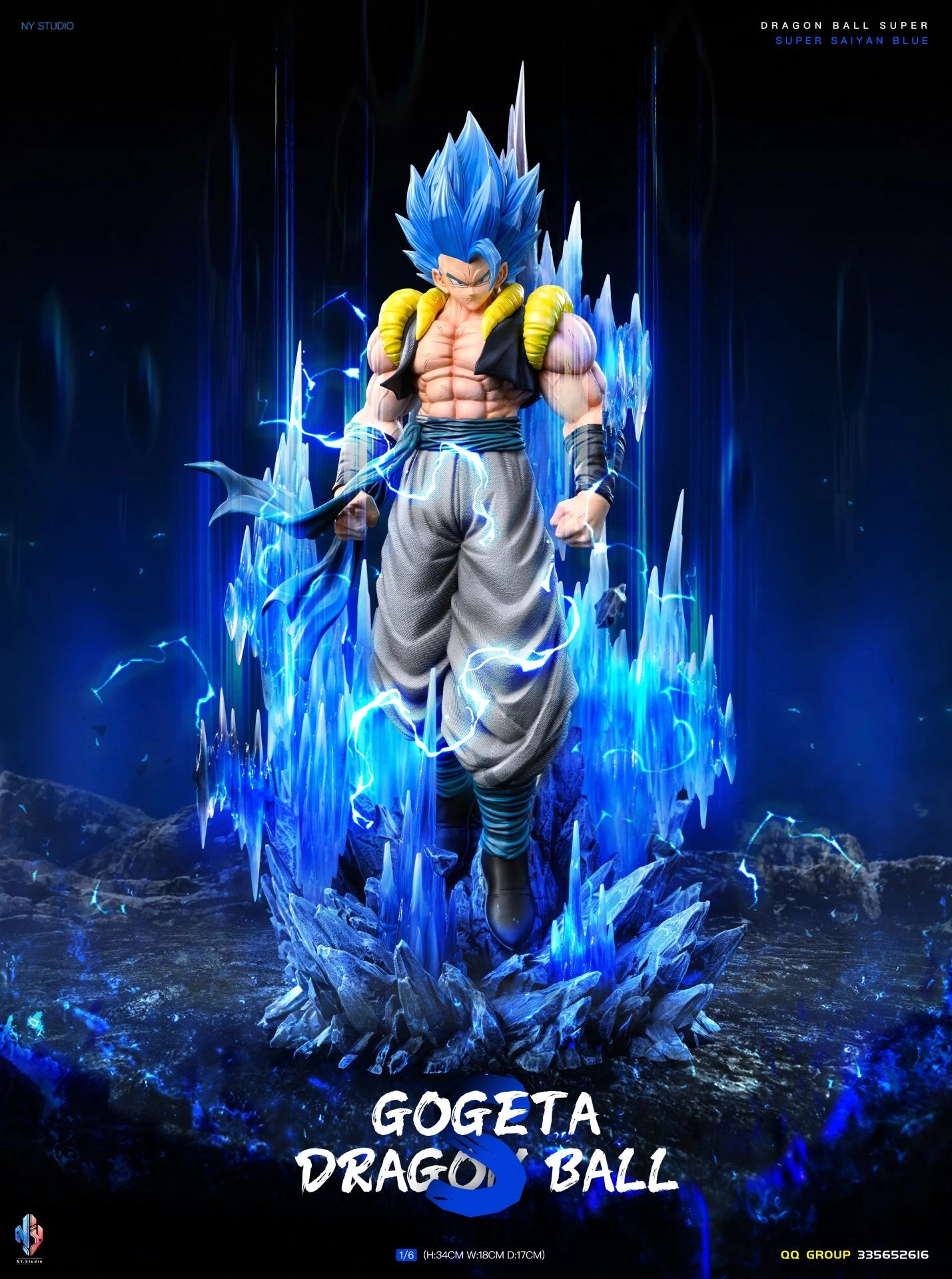 Preventa Resina Gogeta Figura Dragon Ball NY Estudio