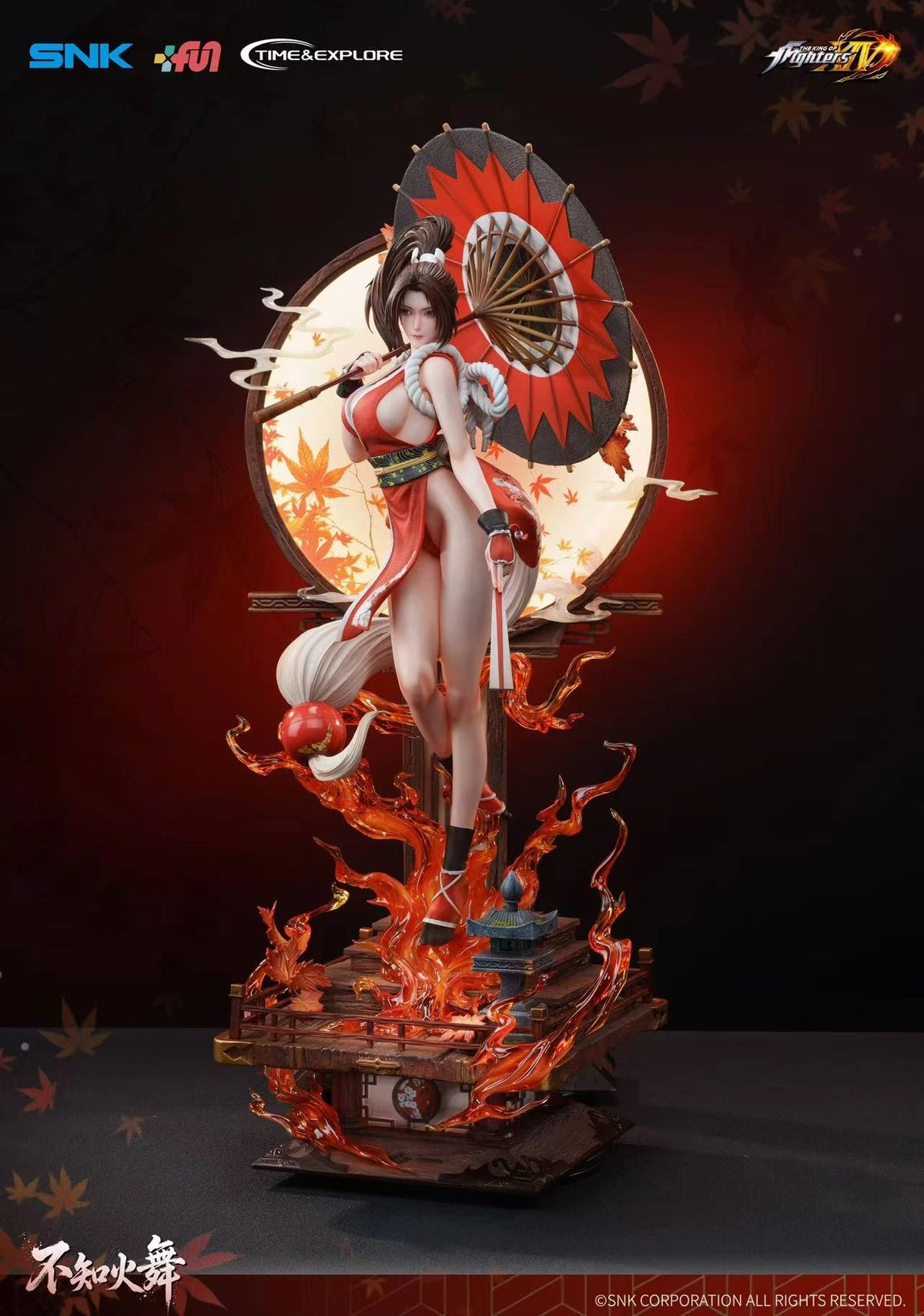 Preventa Resina Mai Shiranui Figura The King Of Fighters 1/4 TIME Explore Estudio (Licencia)