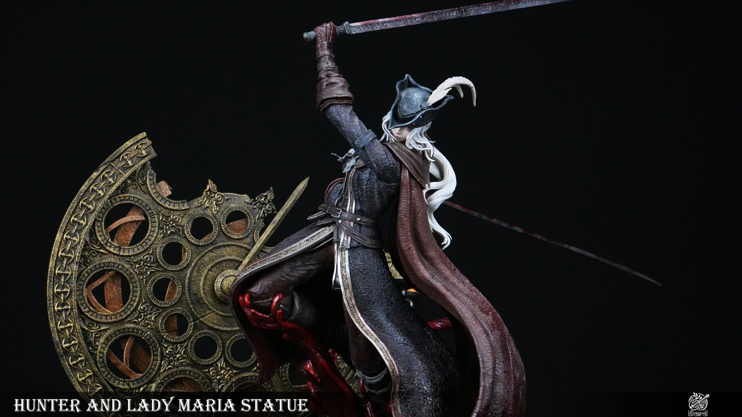 Preventa Resina Lady Maria vs Hunter Figura Bloodborne Bard  Estudio