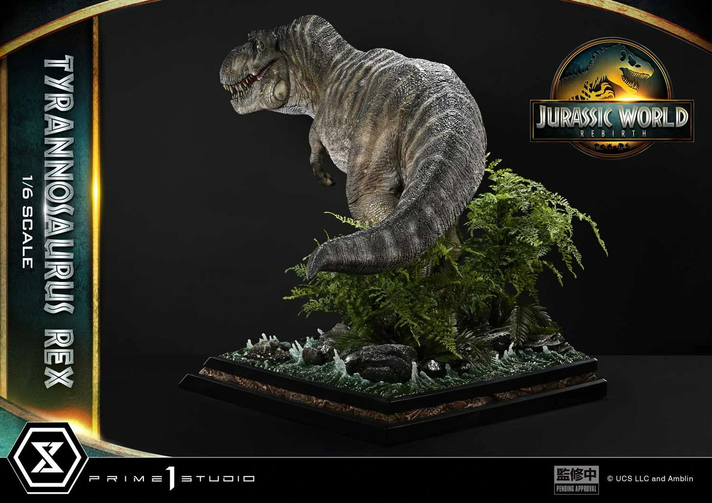 Preventa Resina Tyrannosaurus Rex Figura Jurassic World: Renace  Prime 1 (Licencia) Estudio