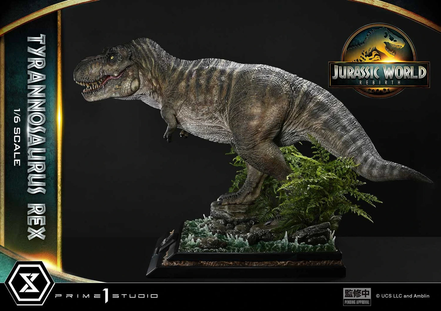 Preventa Resina Tyrannosaurus Rex Figura Jurassic World: Renace  Prime 1 (Licencia) Estudio