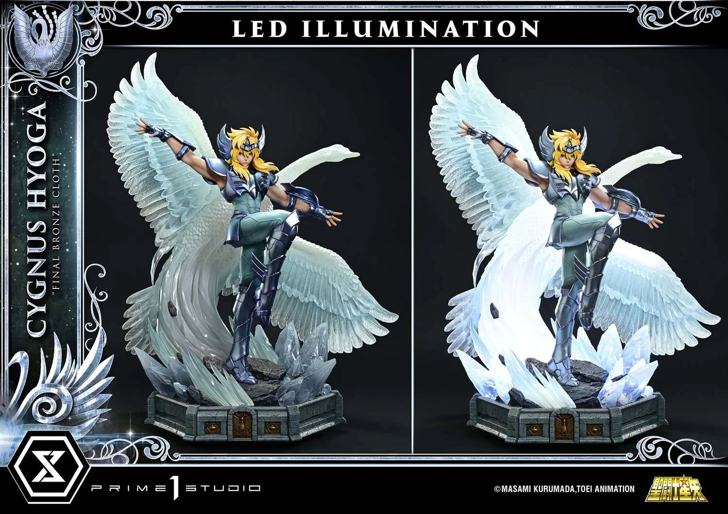 "Preventa Resina Hyōga de Cisne  Figura Caballeros del Zodiako Prime 1 (Licencia) Estudio"