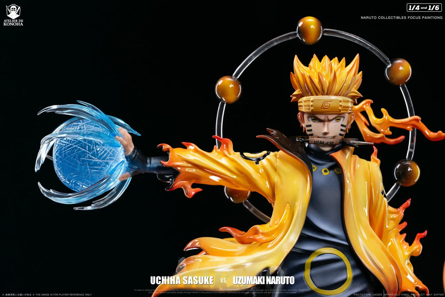 Preventa Resina Naruto & Sasuke Figura Naruto Atelier de Konoha Estudio