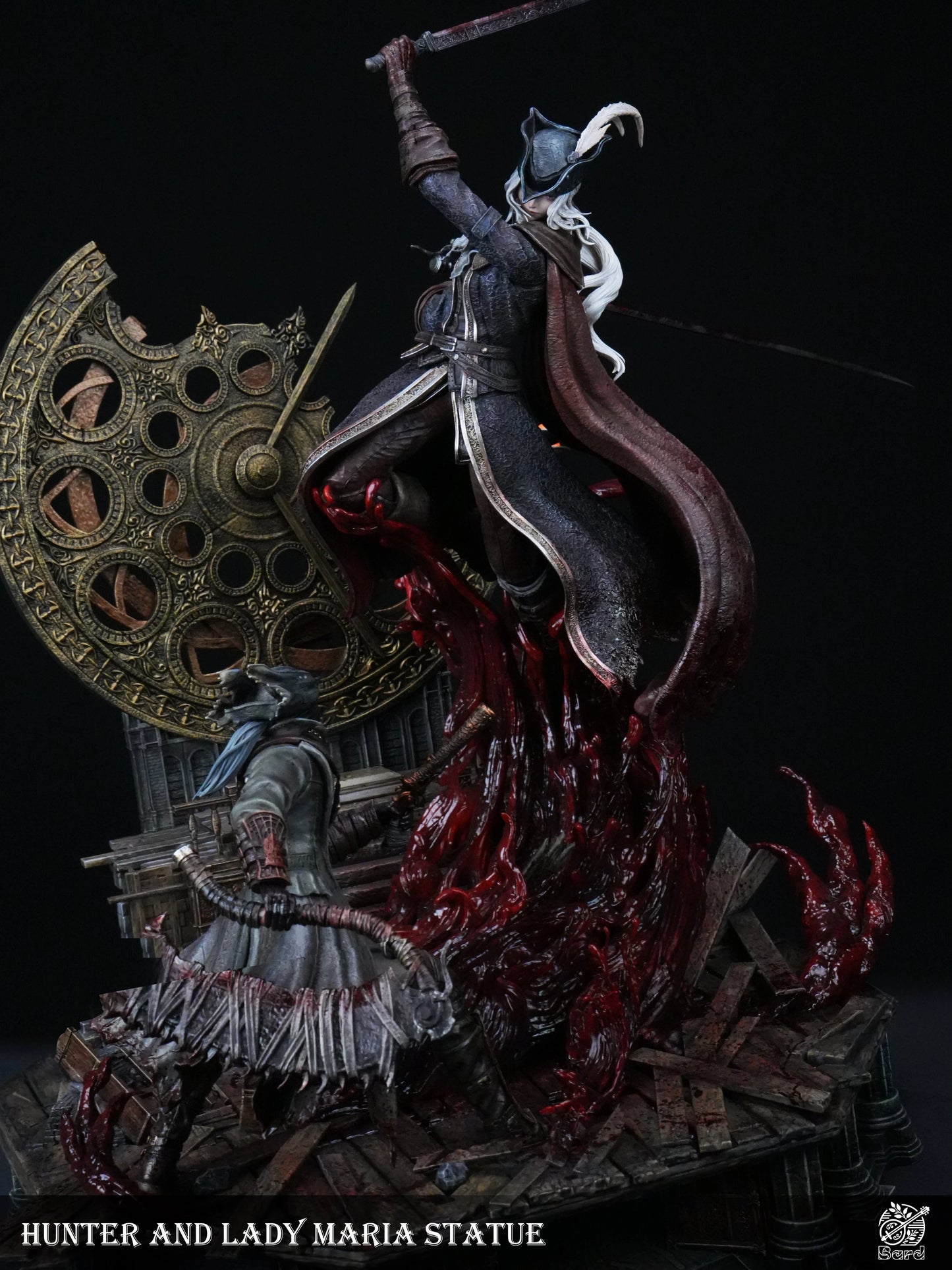 Preventa Resina Lady Maria vs Hunter Figura Bloodborne Bard  Estudio