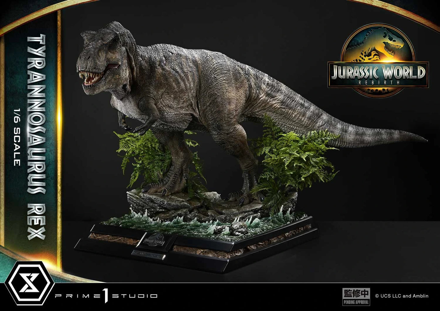 Preventa Resina Tyrannosaurus Rex Figura Jurassic World: Renace  Prime 1 (Licencia) Estudio