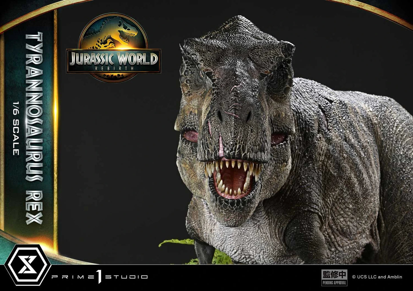 Preventa Resina Tyrannosaurus Rex Figura Jurassic World: Renace  Prime 1 (Licencia) Estudio