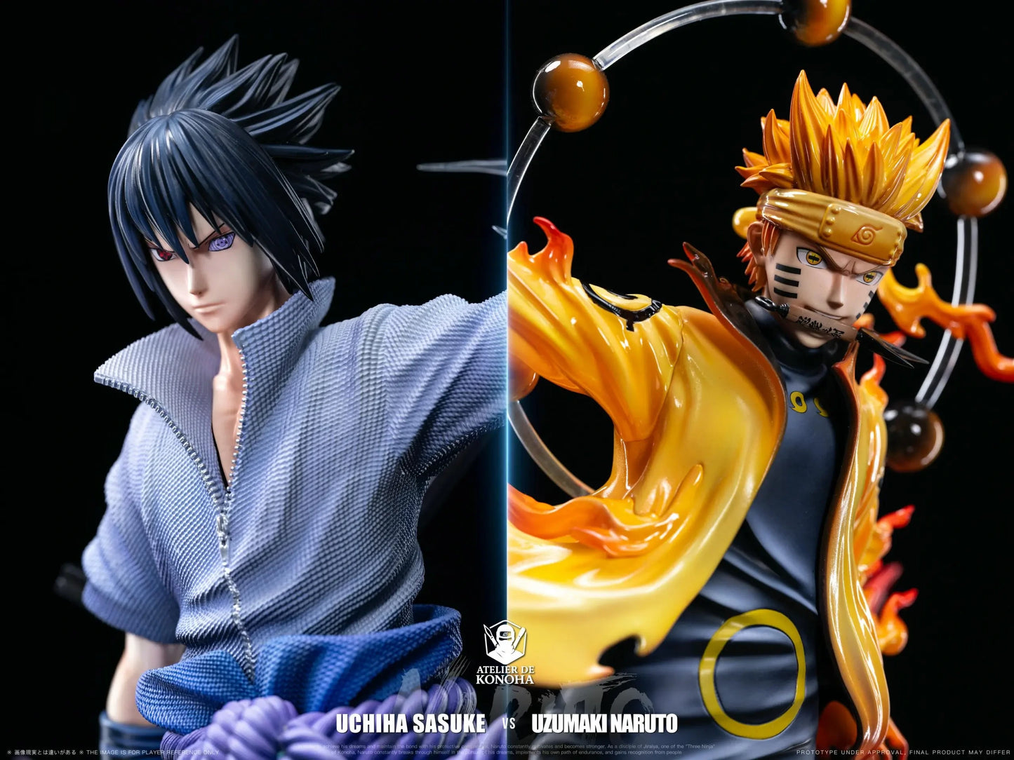 Preventa Resina Naruto & Sasuke Figura Naruto Atelier de Konoha Estudio