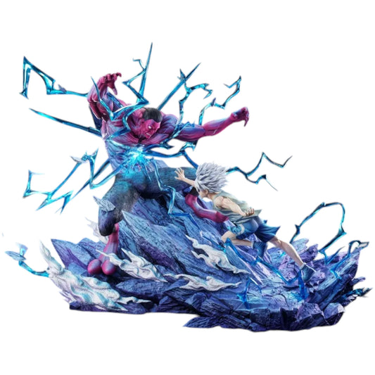 Preventa Resina Killua vs Menthuthuyoupi Figura Hunter x Hunter MY Estudio