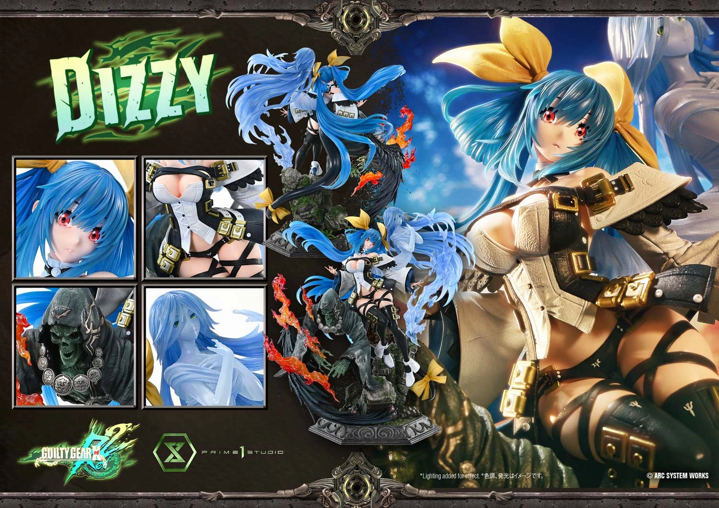 Preventa Resina Dizzy Figura Guilty Gear Xrd Rev 2  Prime 1 (Licencia)  Estudio