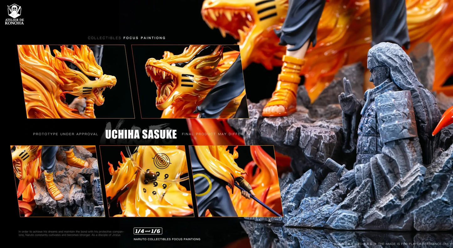 Preventa Resina Naruto & Sasuke Figura Naruto Atelier de Konoha Estudio