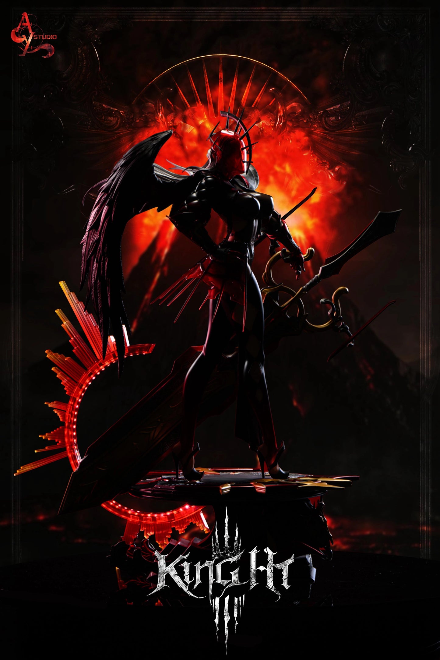 Preventa Resina "The Knight" Figura Original Series ACY Estudio