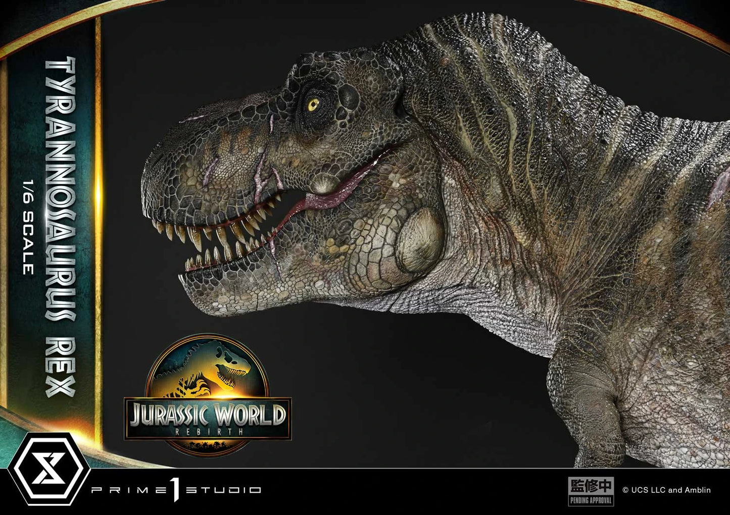 Preventa Resina Tyrannosaurus Rex Figura Jurassic World: Renace  Prime 1 (Licencia) Estudio