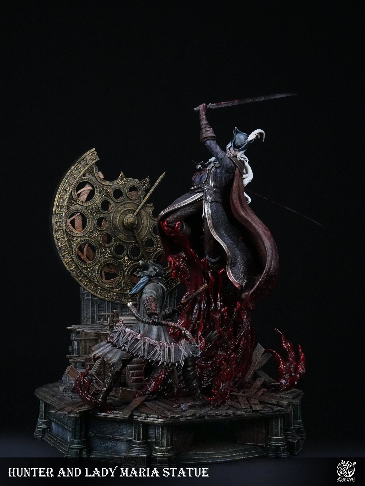 Preventa Resina Lady Maria vs Hunter Figura Bloodborne Bard  Estudio