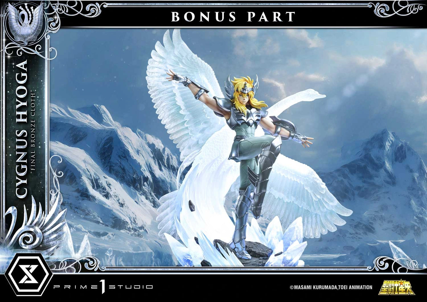 "Preventa Resina Hyōga de Cisne  Figura Caballeros del Zodiako Prime 1 (Licencia) Estudio"