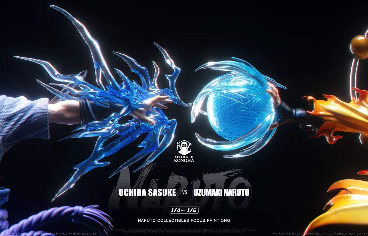 Preventa Resina Naruto & Sasuke Figura Naruto Atelier de Konoha Estudio