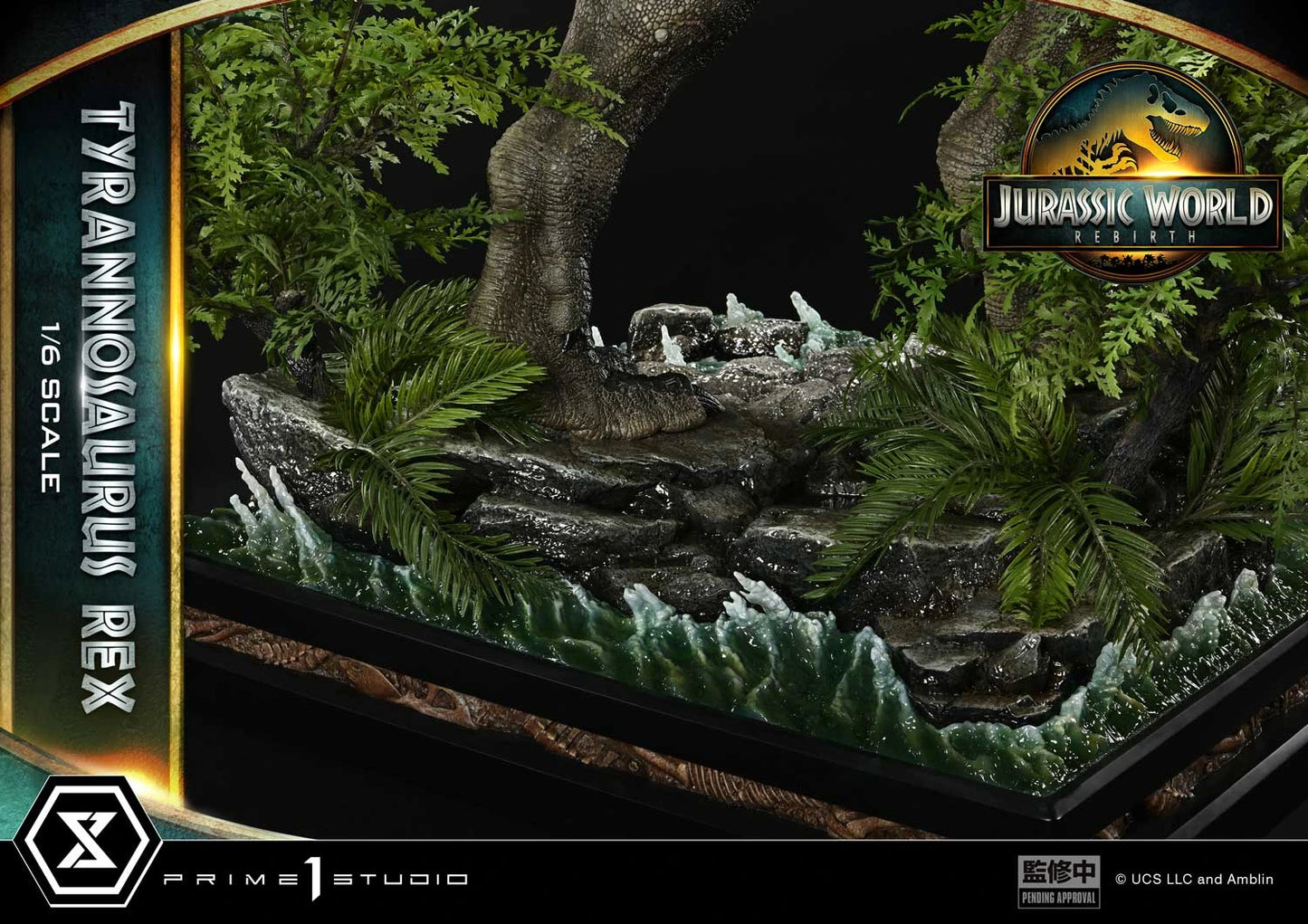 Preventa Resina Tyrannosaurus Rex Figura Jurassic World: Renace  Prime 1 (Licencia) Estudio