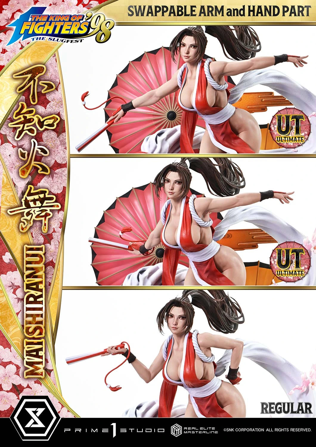 Preventa Resina Mai Shiranui Figura THE KING OF FIGHTERS '98   Prime 1 (Licencia) Estudio