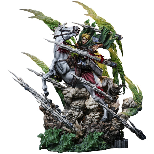 Preventa Resina Erwin Smith Figura Attack On Titan Model Power Estudio