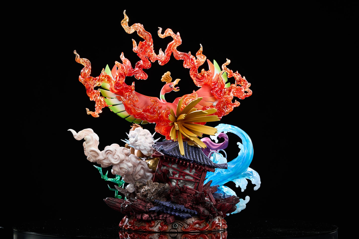 Preventa Resina Ho-Oh & Bestias Legendarias Figura Pokemón Phatom Beast  Estudio