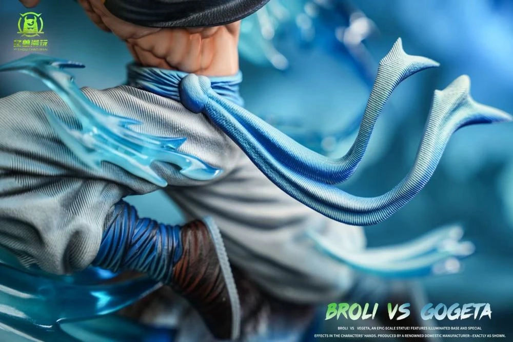 Preventa Resina Broly vs Gogeta Figura Dragon Ball Yi Shou Estudio