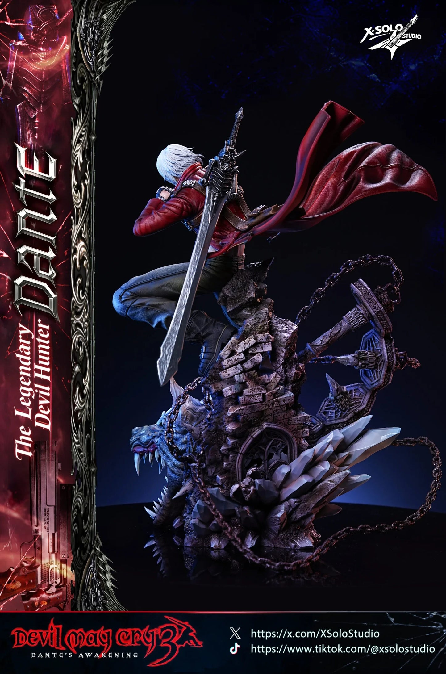 Preventa Resina Dante Figura Devil May Cry 3 X-Solo Estudio