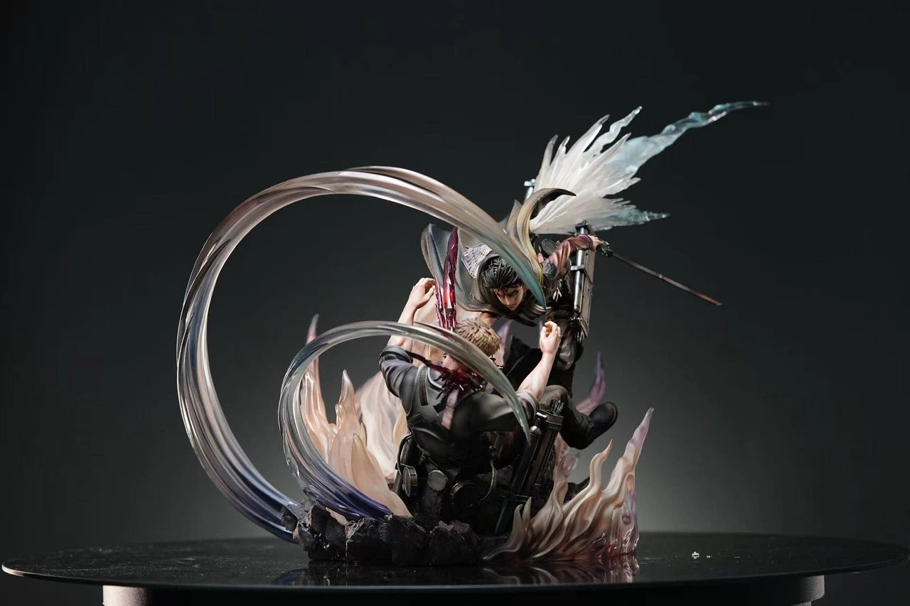 Preventa Resina Levi vs Reiner Figura Attack On Titan Sure Estudio