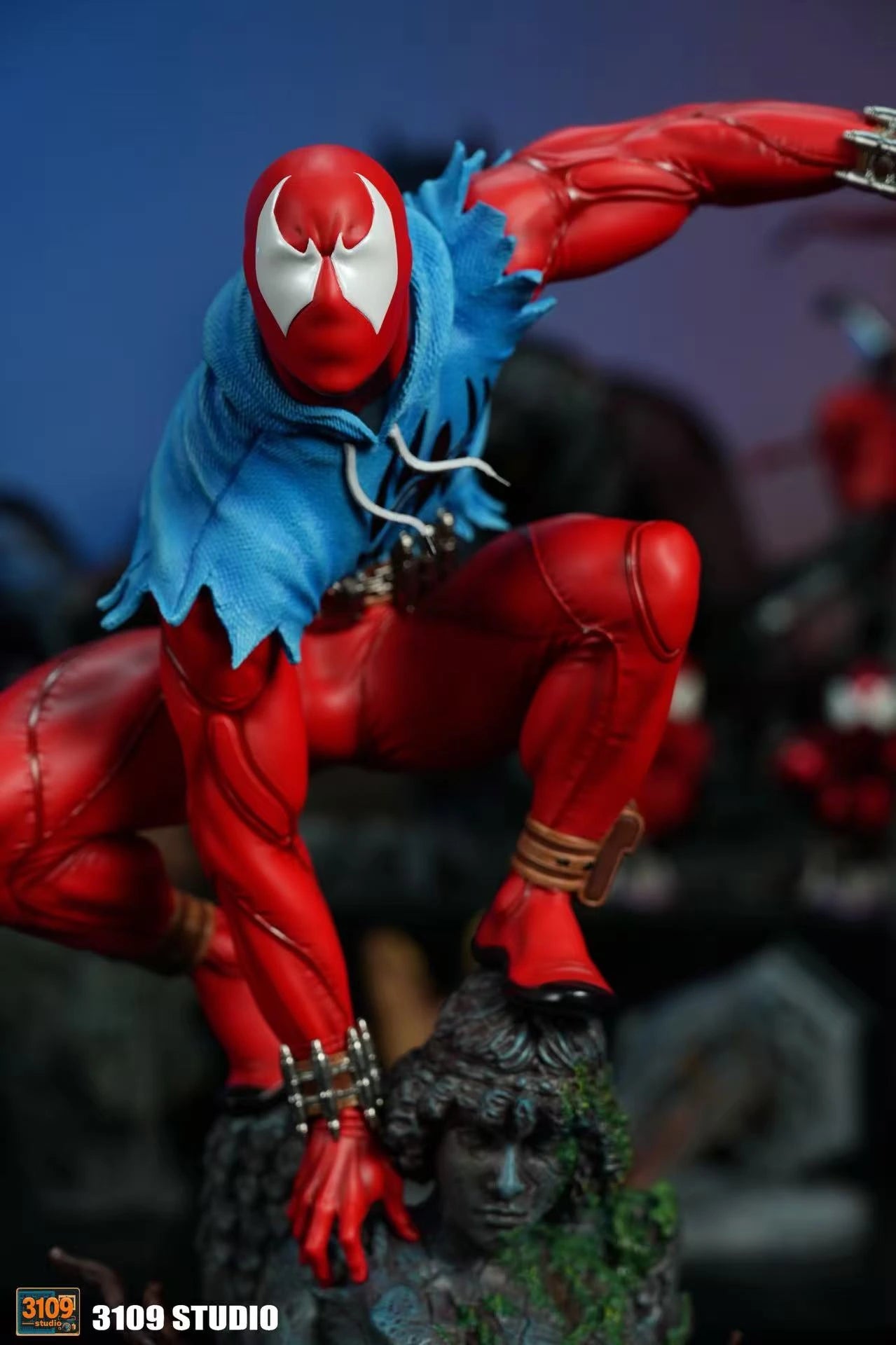 Preventa Resina Scarlet Spiderman Figura Marvel COmics 3109 Estudio