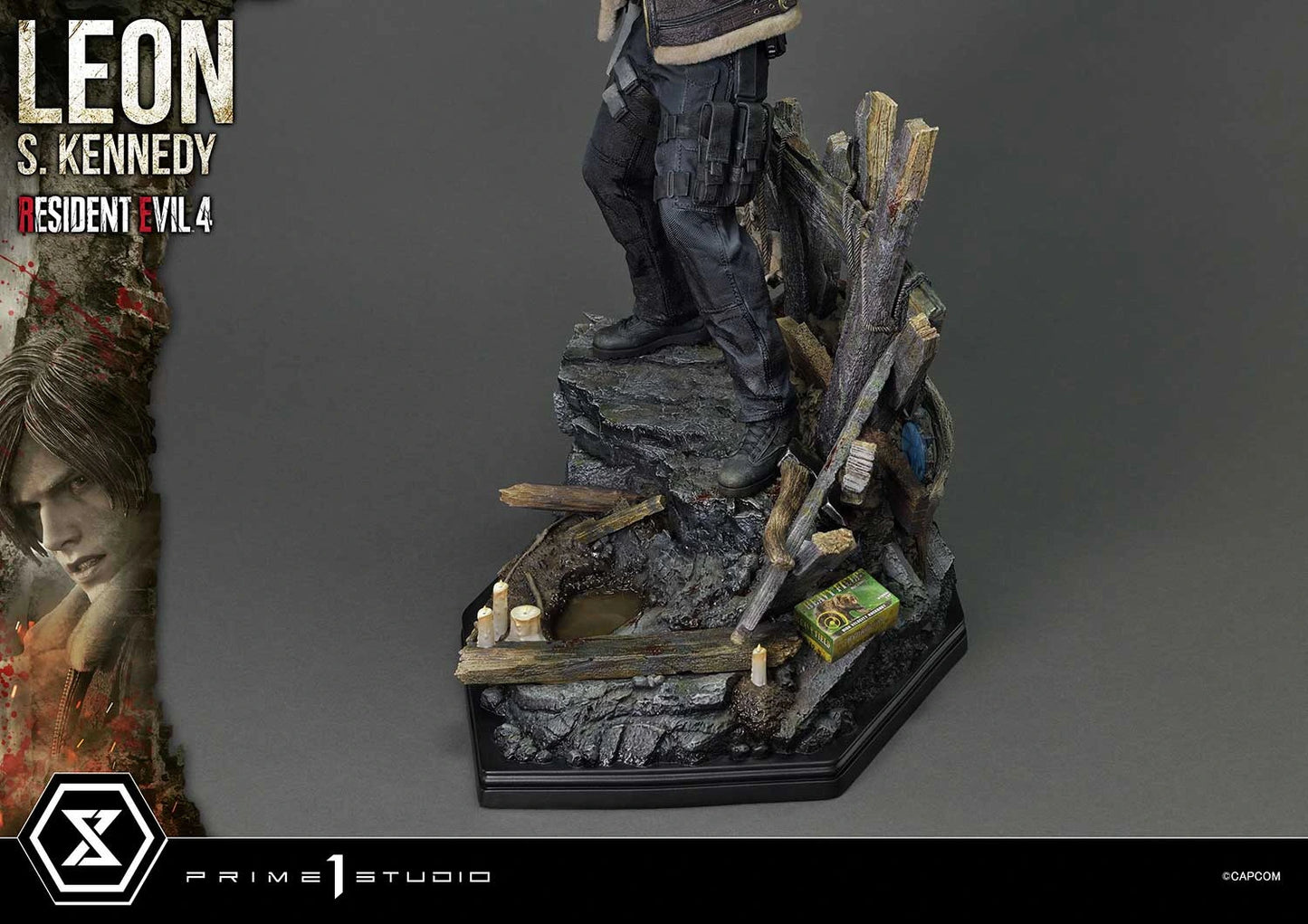 Preventa Resina Leon S. kennedy Figura Resident Evil 4 Prime 1 (Licencia) Estudio