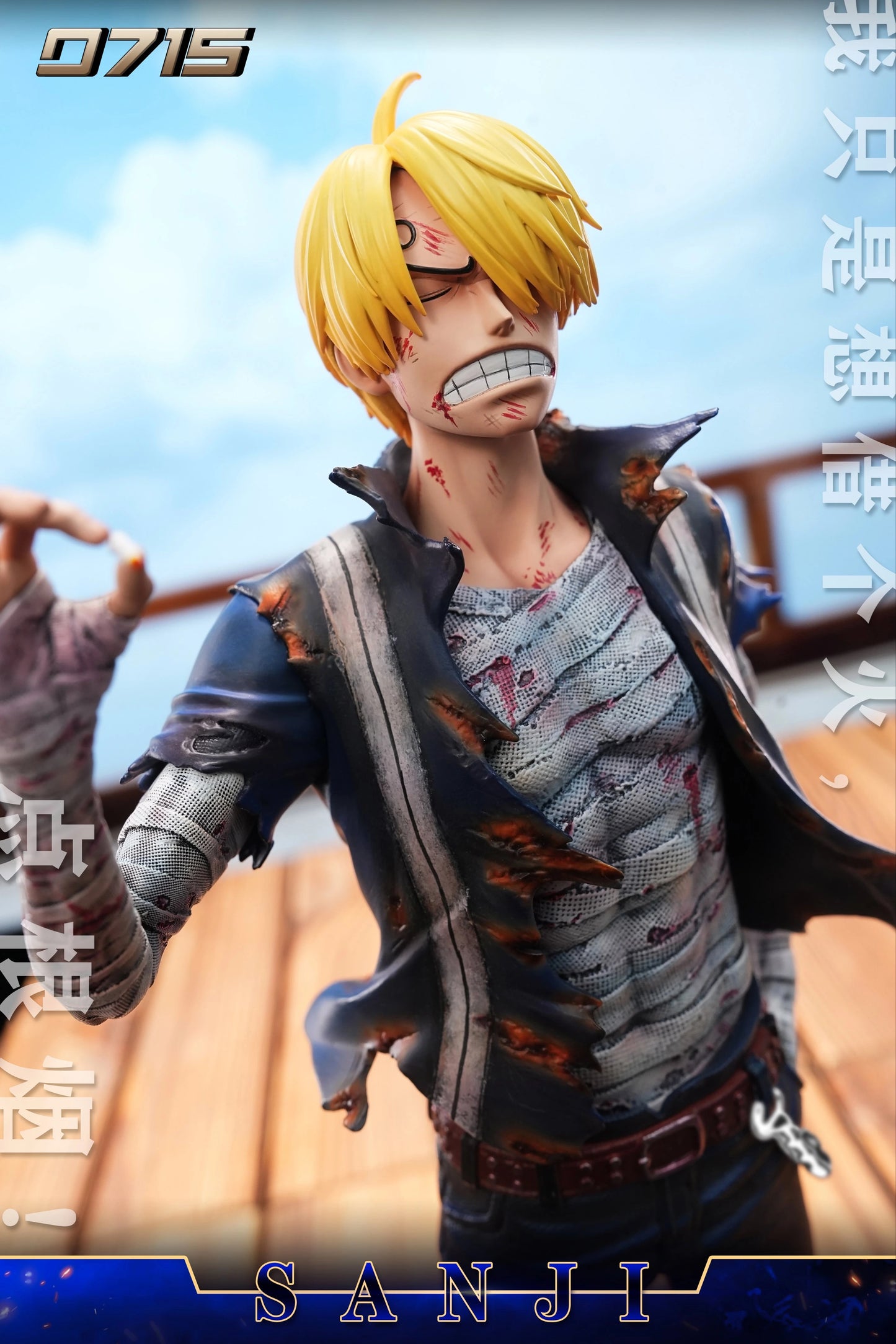 Preventa Resina Sanji Vinsmoke Figura One Piece 715 Estudio