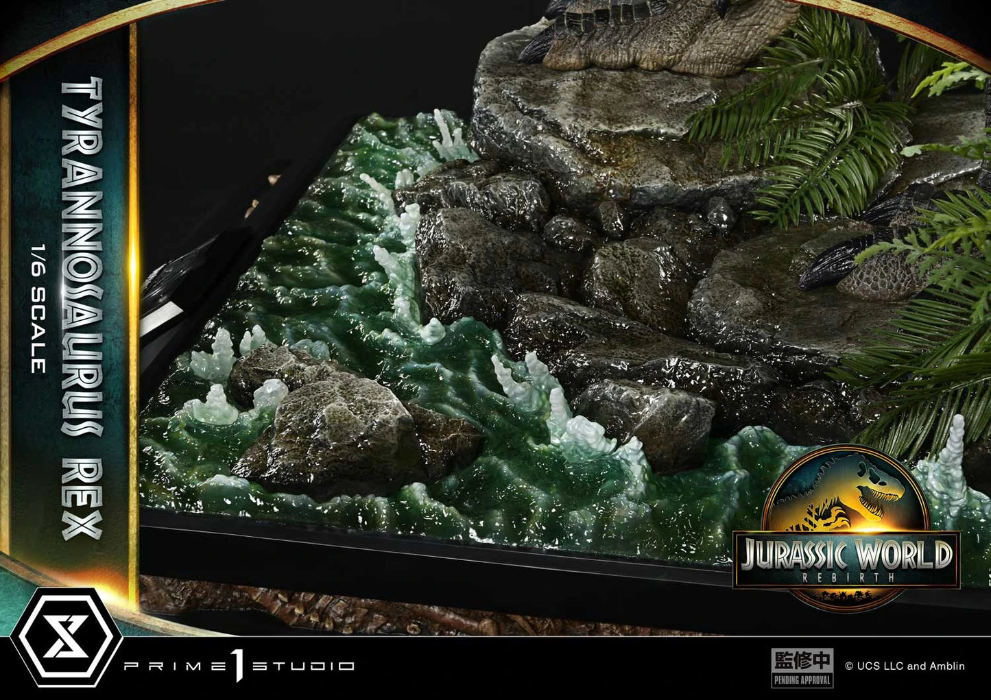 Preventa Resina Tyrannosaurus Rex Figura Jurassic World: Renace  Prime 1 (Licencia) Estudio