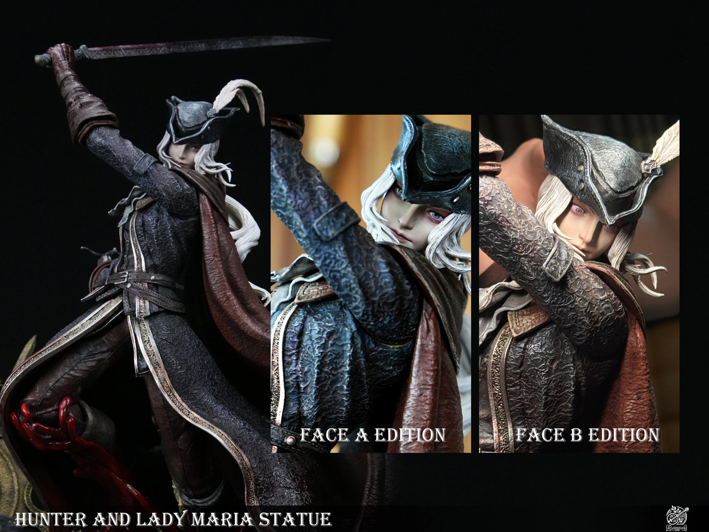 Preventa Resina Lady Maria vs Hunter Figura Bloodborne Bard  Estudio