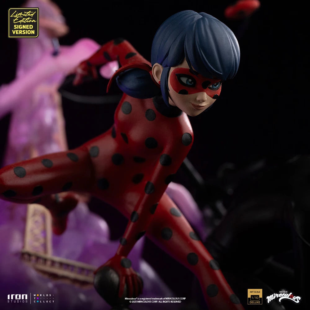 Preventa Resina LadyBug & Cat Noir Figura Miraculous Iron (Licencia) Estudio