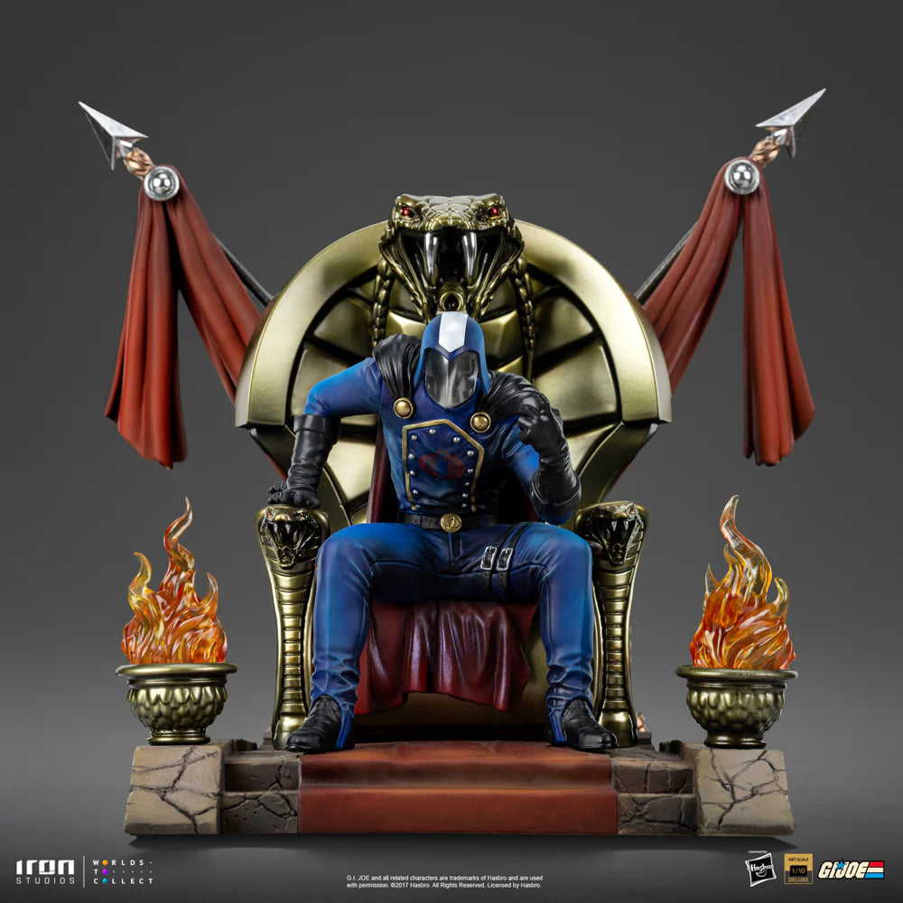 Preventa Resina Commander Cobra Figura G.I Joe Iron (Licencia) Estudio