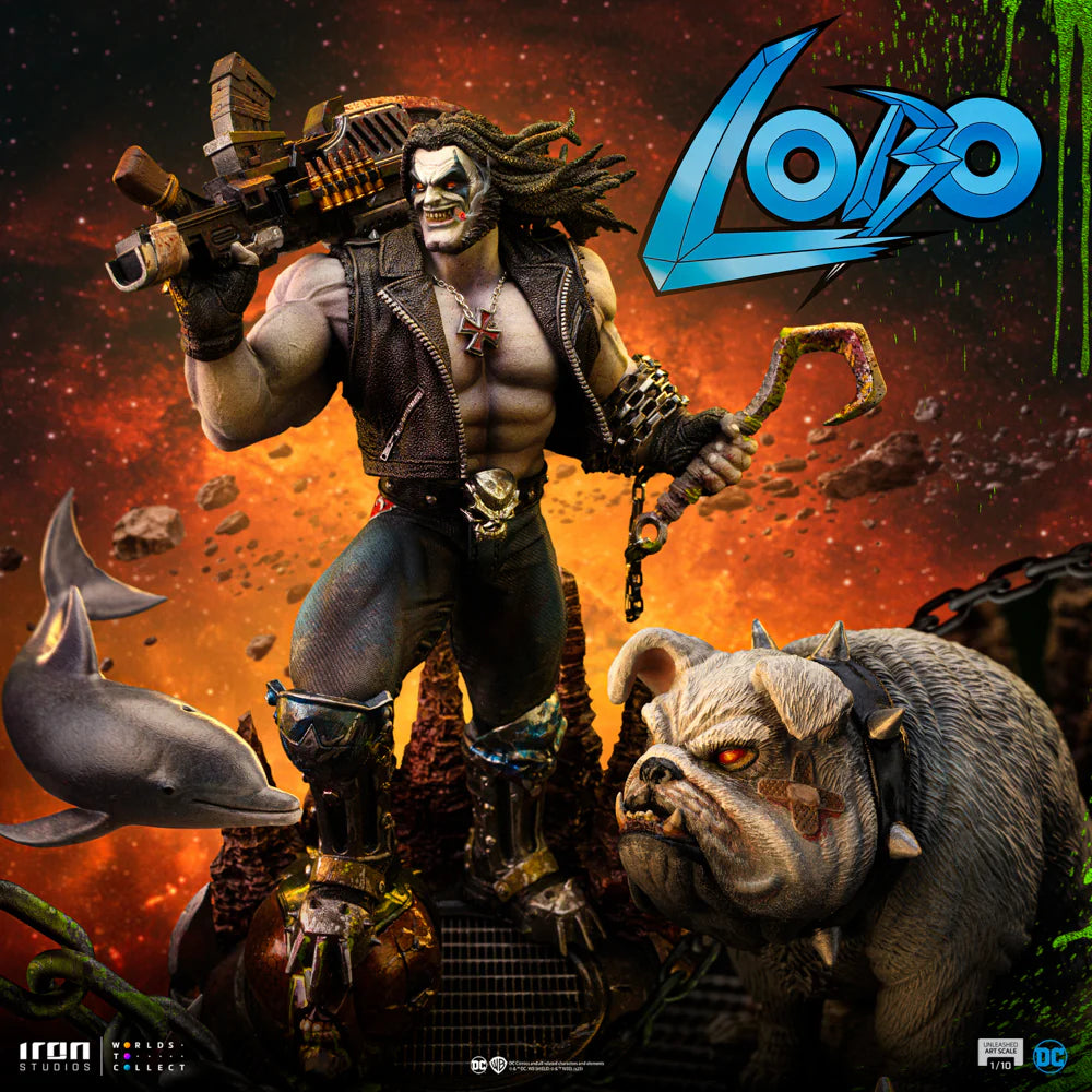 Preventa Resina Lobo Figura DC Comics Iron (Licencia) Estudio