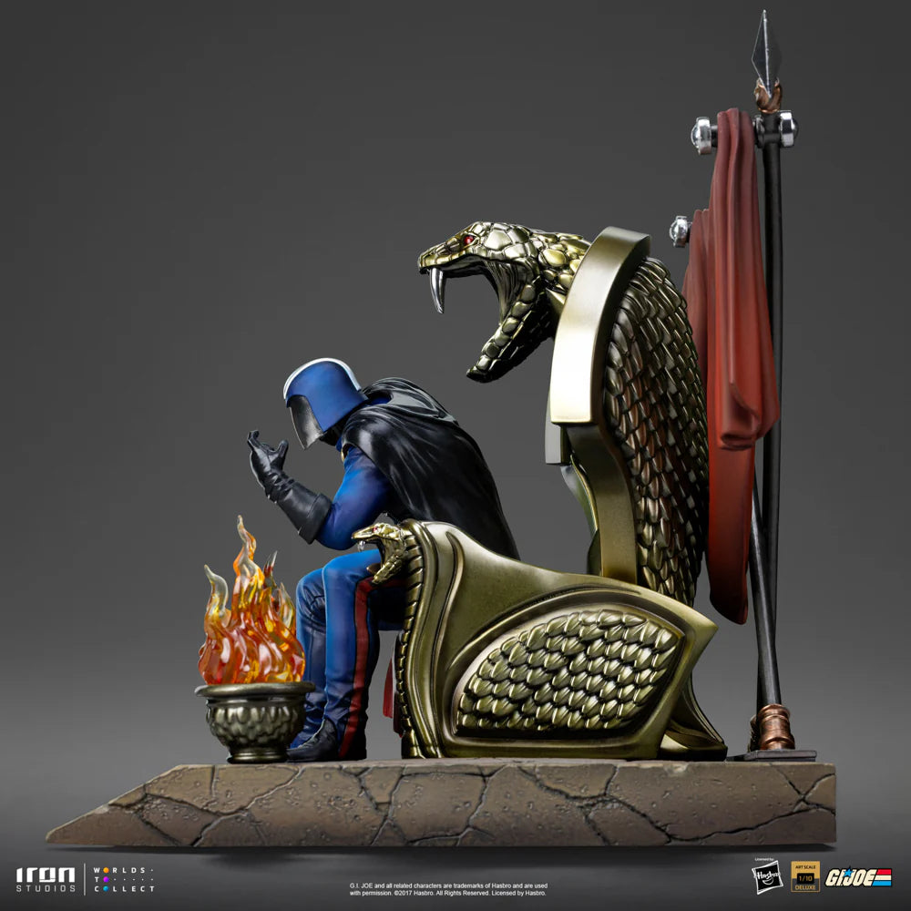 Preventa Resina Commander Cobra Figura G.I Joe Iron (Licencia) Estudio