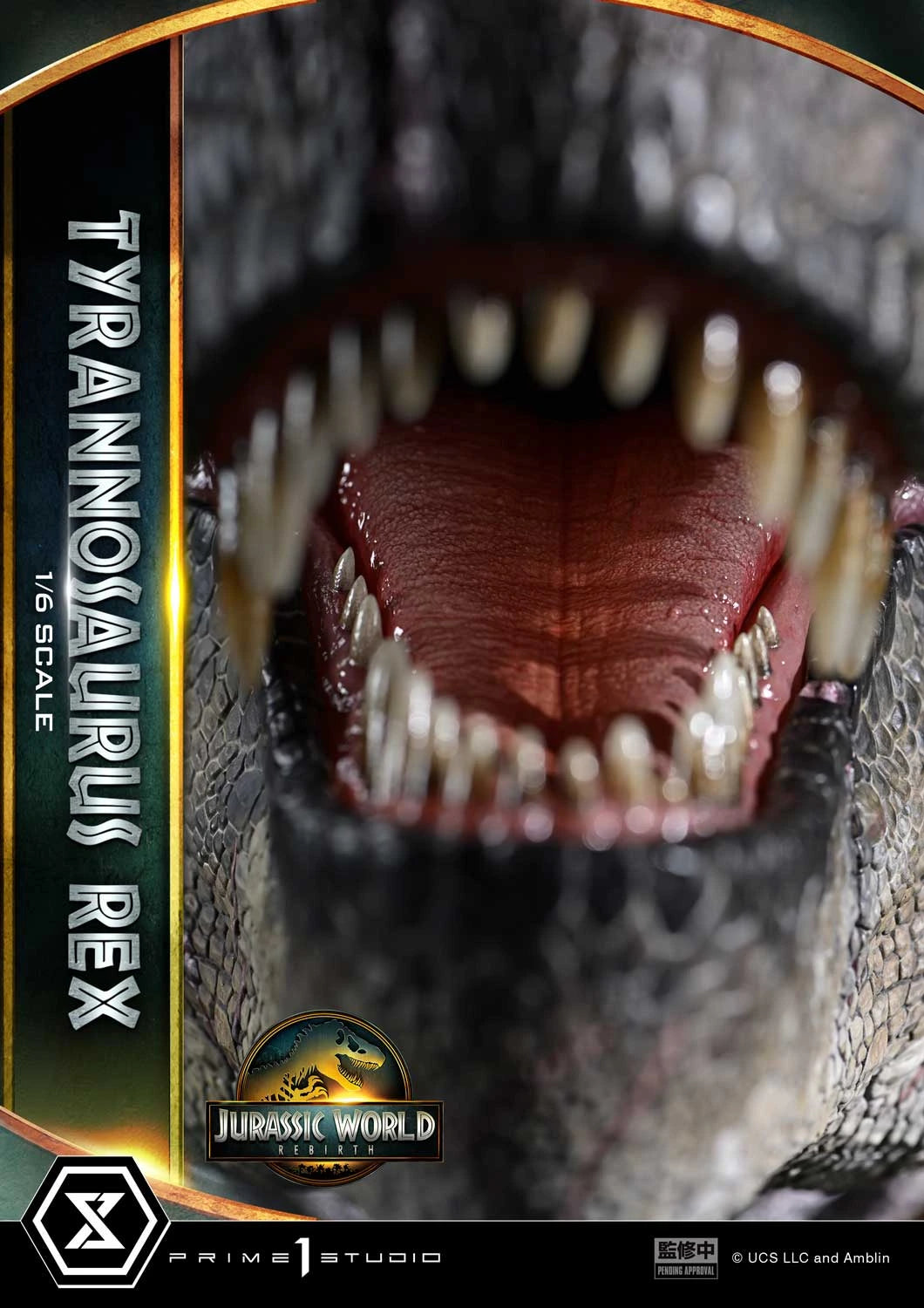 Preventa Resina Tyrannosaurus Rex Figura Jurassic World: Renace  Prime 1 (Licencia) Estudio