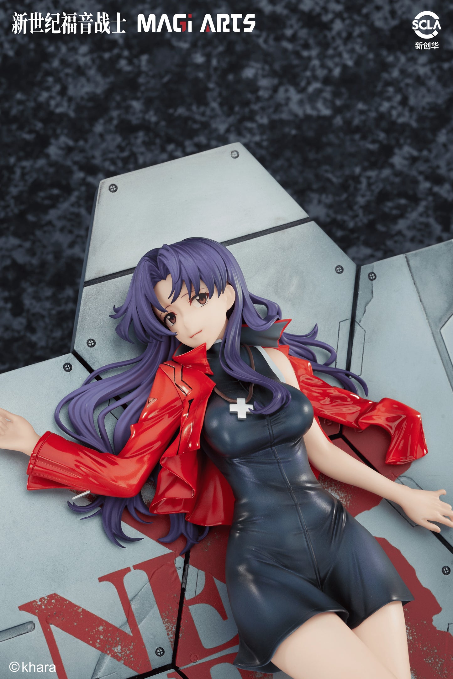 Preventa Resina Katsuragi Misato Figura Evangelion Magi Arts (Licencia) Estudio