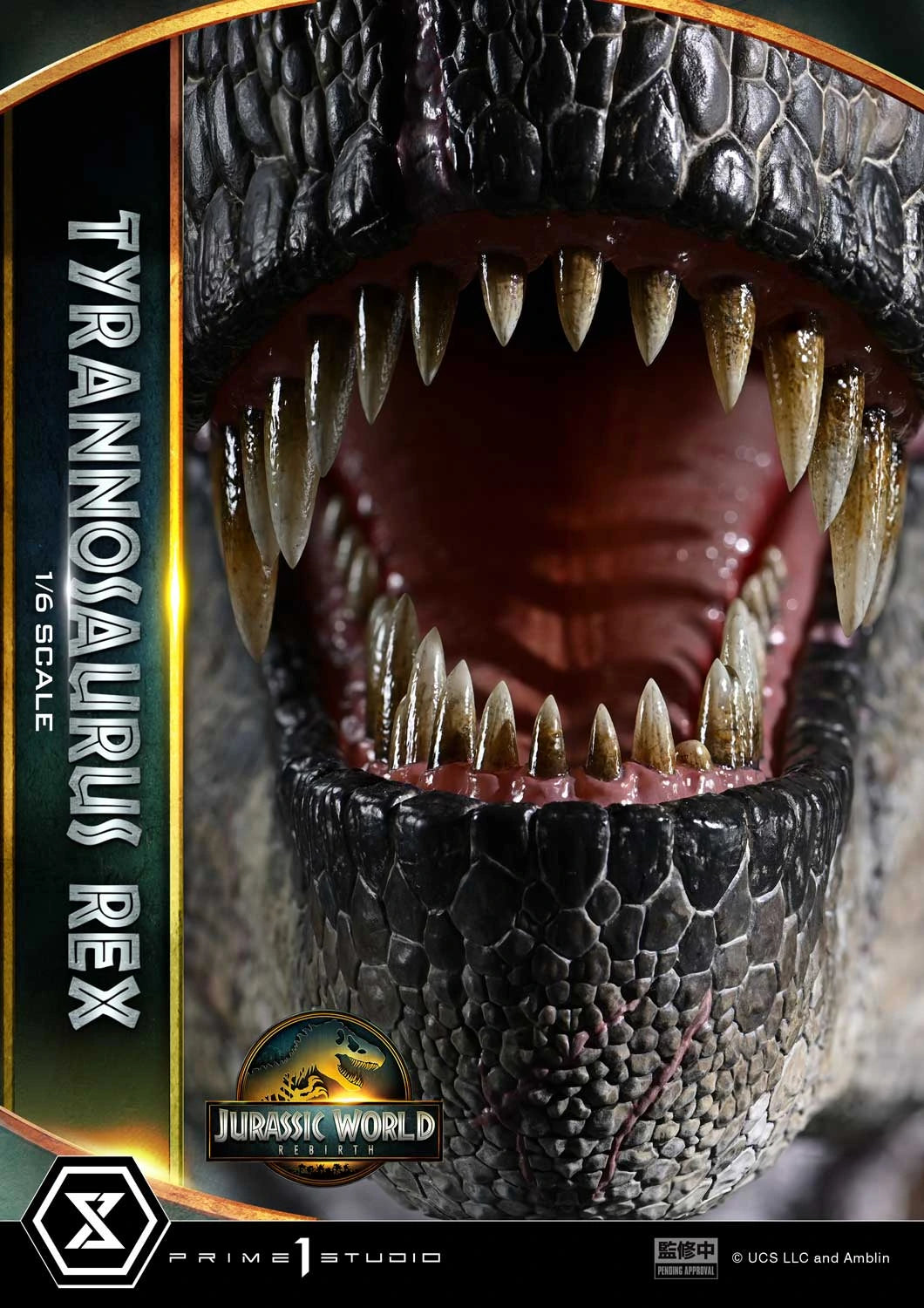 Preventa Resina Tyrannosaurus Rex Figura Jurassic World: Renace  Prime 1 (Licencia) Estudio