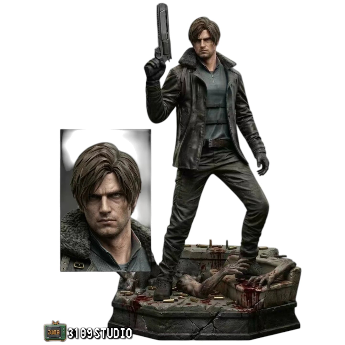 Preventa Resina Leon S. Kennedy Figura Resident Evil Requiem 3109 Estudio