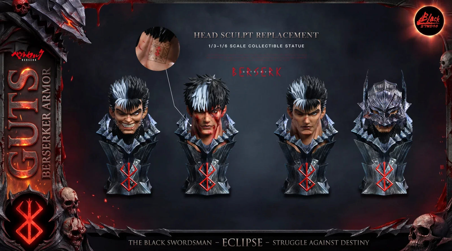 Preventa Resina Guts Figura Berserk Black Estudio