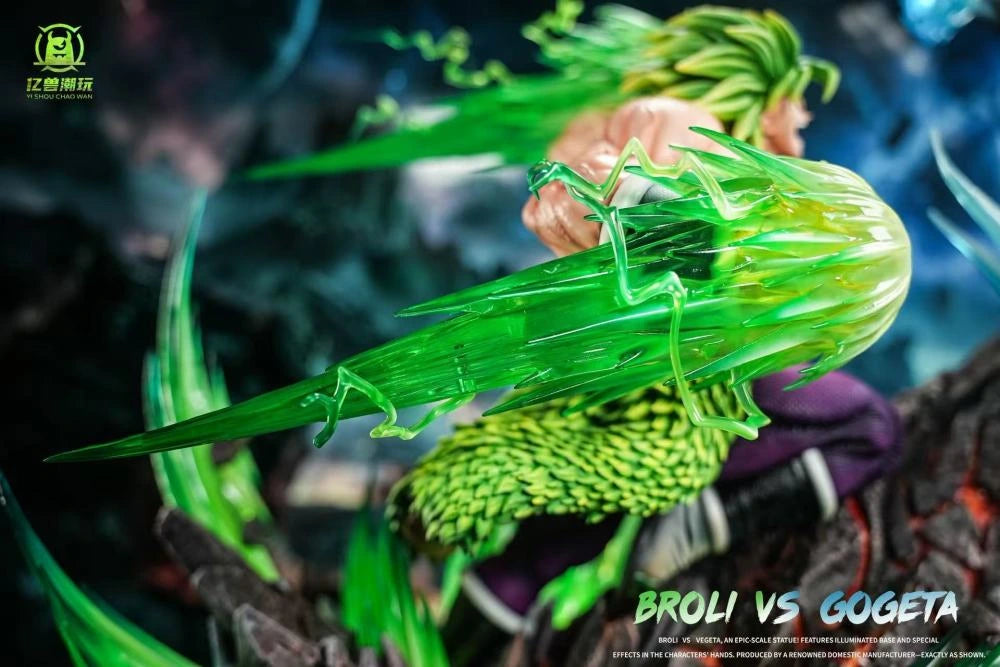 Preventa Resina Broly vs Gogeta Figura Dragon Ball Yi Shou Estudio