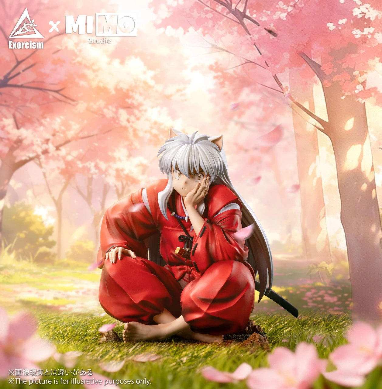 Preventa Resina Inuyasha Figura Inuyasha Exorcism & Mimo Estudio