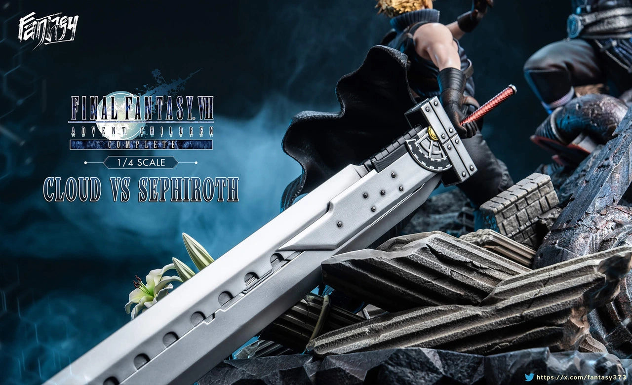 Preventa Resina Cloud vs Sephiroth Figura Final Fantasy VII Fantasy & Dragon  Estudio